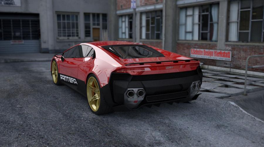  De Tomaso Pantera Concept by Stefan Schulze 2015 года  (фото 4 из 11)